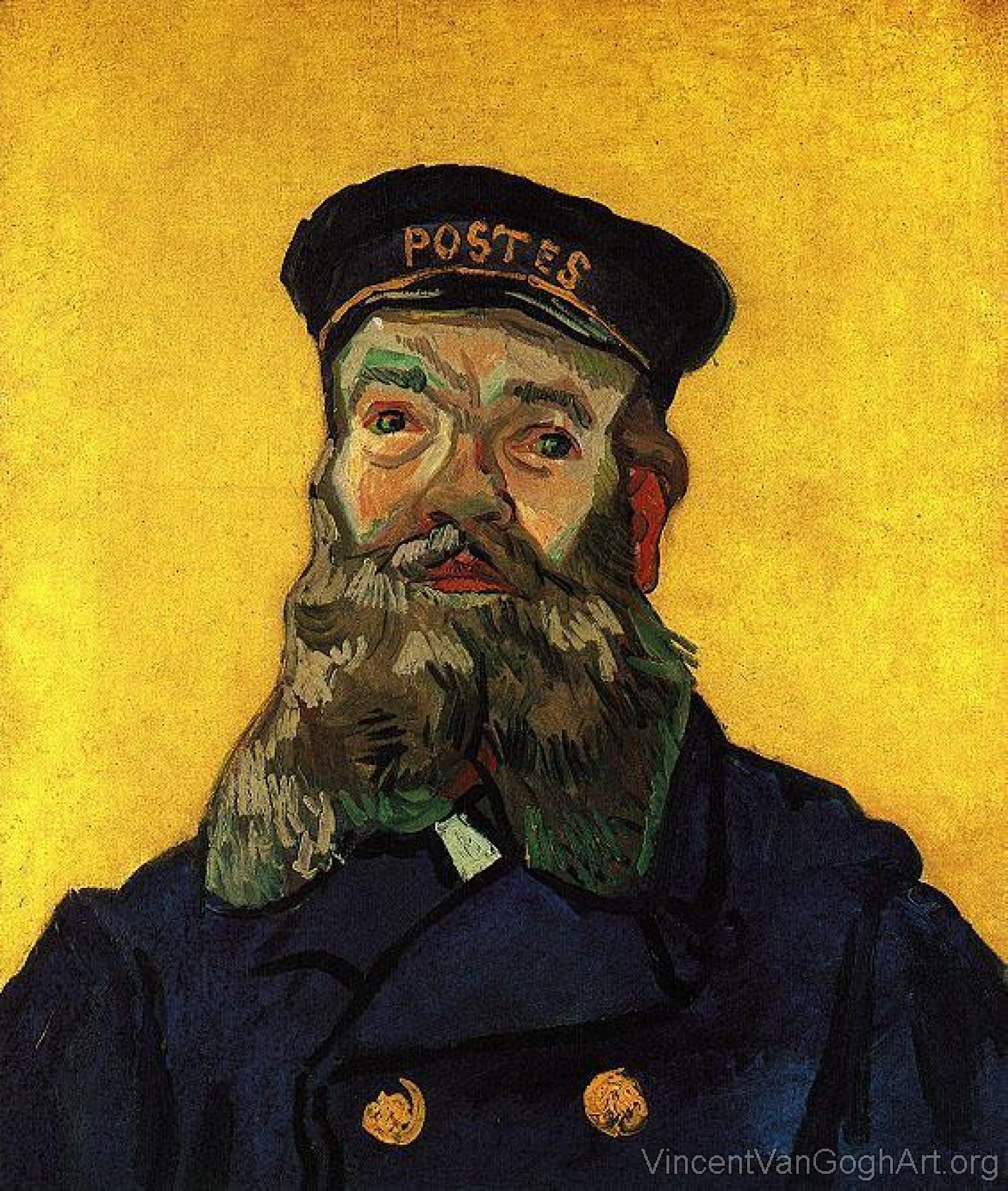Portrait of the Postman Joseph Roulin IV